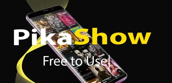 Overview image of pikashow app on Android device